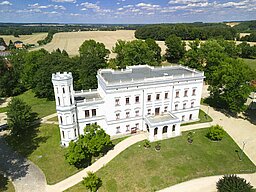 Vogelperspektive Schloss Krobnitz